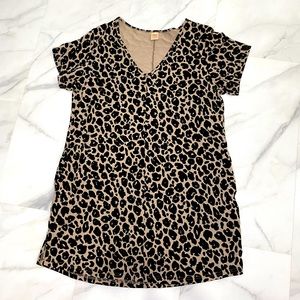 SMASH + TESS Sunday Shorty Dress in Lexi Leopard
